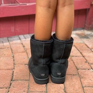 Black Ugg boots - men’s size 12.   Worn twice.  These are authentic Uggs.